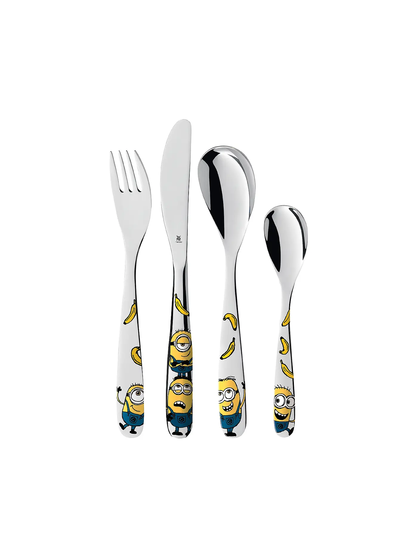 WMF | Kinderbesteck-Set 4-teilig Minions | 